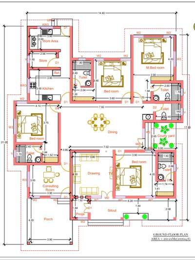 Area : 2513 Sqft
Construction Cost: 53 Lakhs
Catagory : 4BHK House
Construction Period -6 Months

Ground Floor - Sitout, Living Room, Dinning Room, 4 Bedroom With Attached Dressing room & Bathroom , Consultting room, Kitchen, Work Area, Store & Courtyard



For More Info - Call or WhatsApp +91 8593 005 008, 

ᴀʀᴄʜɪᴛᴇᴄᴛᴜʀᴇ | ᴄᴏɴꜱᴛʀᴜᴄᴛɪᴏɴ | ɪɴᴛᴇʀɪᴏʀ ᴅᴇꜱɪɢɴ | 8593 005 008
.
.
#keralahomes #kerala #architecture #keralahomedesign #interiordesign #homedecor #home #homesweethome #interior #keralaarchitecture #interiordesigner #homedesign #keralahomeplanners #homedesignideas #homedecoration #keralainteriordesign #homes #architect #archdaily #ddesign #homestyling #traditional #keralahome #freekeralahomeplans #homeplans #keralahouse #exteriordesign #architecturedesign #ddrawing #ddesigner  #aleenaarchitectsandengineers