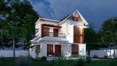 1350 sqft home design at thiruvalla