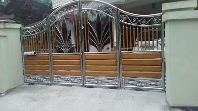 gate work   wood and  steel   rate    model & size  base   call    8281825262       9746309408