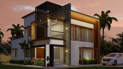 modern kerala style elevation 
2500 sq ft
palakkad
 
#ElevationDesign  #KeralaStyleHouse  #HouseDesigns  #keralaplanners  #modernhome  #ContemporaryHouse  #homesweethome   #3D_ELEVATION   #SmallHouse  #homedesignkerala  #keraladesignhomes  #ElevationHome