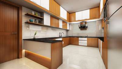 #KitchenIdeas  #WoodenKitchen  #KitchenInterior  #InteriorDesigner  #Architectural&Interior