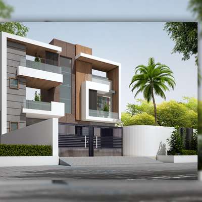 3D Front Elevations Design 
9045979531
 #exteriordesigns  #stilt+4exteriordesign  #exteriors  #expensive  #exterior_  #exteriordesigns