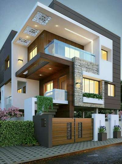 Exterior Design // Front Elevation ₹₹₹  #sayyedinteriordesigner  #exteriordesigns  #ElevationDesign