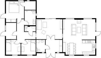 2D floor plan @ Rs 2.5/sq.feet 

 #FloorPlans #floorplanning #autocad