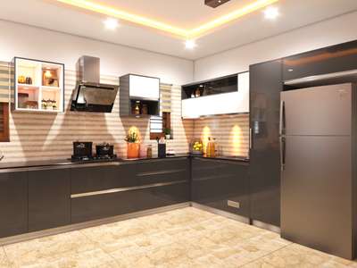 *Modular Kitchen *
17mm Multiwood of BEST WOOD(.6 density) with laminate finish( glossy or matt) fitted with Soft close hinges of hepo or ebco.