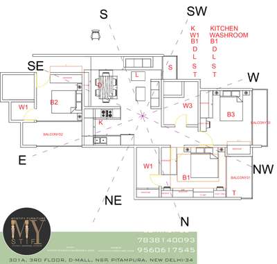 ghaziabad client project drawing with vastu