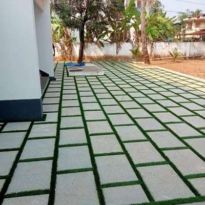 #BangaloreStone with artificial grass