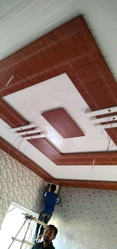 Waterproof PVC False ceiling
we provide best quality in budget rates.
pls contact us 
 #interior #pvc #FalseCeiling  #HomeDecor  #arcitecture #cielingdesign #Best_designe
