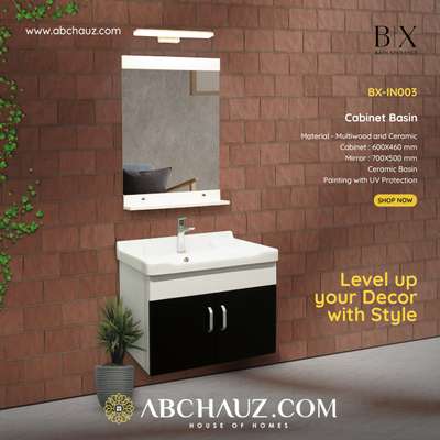 Redefine the beauty of your decor by levelling up the finesse of your wash basin.

Introducing the new cabinet basin by BX to augment your style quotient.

For more details, comment or message us.

#abchauzindia #ABCGroup #bathx #washbasins #washbasindesign #washbasindecor #interiordecor #homeconstruction
#countertops #cabinetdesign