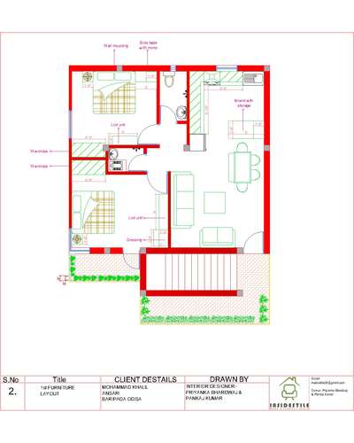*2d floor plan*
space planing with furniture details.