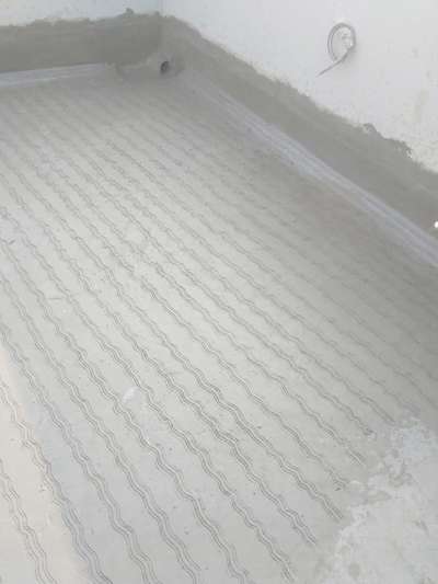 Terrace waterproofing work brick bat Coba