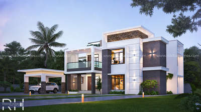 2300Sq.ft. Residential Building with indoor & outdoor courtyards