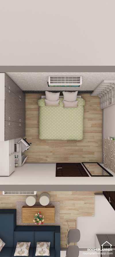 3D floor layout for a 3BHK flat for a client
 #3DPlans  #3dfloorplan #InteriorDesigner #interiorcontractor