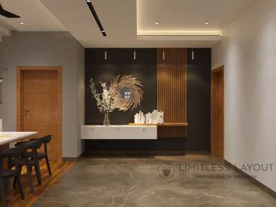 Living space highlight wall design