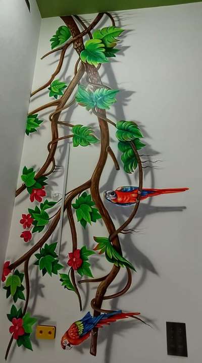 3 D wall painting