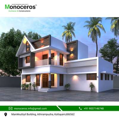 2000 sq ft 4 Bhk home at kottayam..
#uec #monoceros