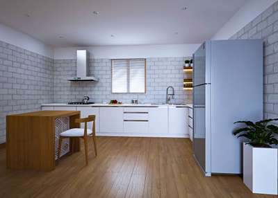 Kitchen, Storage, Furniture, Table Designs by Architect Karishma Vimal, Ernakulam | Kolo