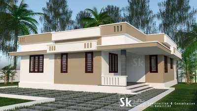 Budget Home
1120 Sqft
Expecting Cost : 1.8 M
More Enquires : call / Whatsapp : +91 8606255284  #budgethome #KeralaStyleHouse #keralastyle #smallhomes #3d #ElevationDesign