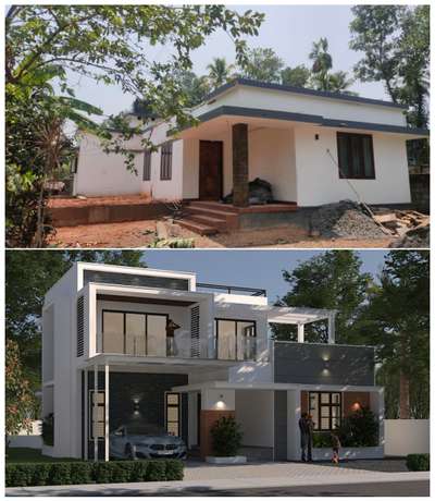 Home renovation @ Pukkattupady, Ernakulam dist.