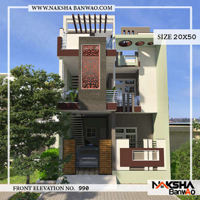 Running project #mumbai maharashtra
Elevation Design 20x50
#naksha #nakshabanwao #houseplanning #homeexterior #exteriordesign #architecture #indianarchitecture
#architects #bestarchitecture #homedesign #houseplan #homedecoration #homeremodling #mumbai #india #decorationidea #mumbai architect

For more info: 9549494050
Www.nakshabanwao.com