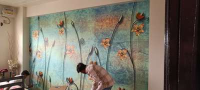 #WallDecors #3DWallPaper #hall #customised_wallpaper