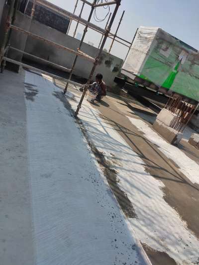 #roofwaterproofingsystem 2 k  compound mapai chemical with fibremass