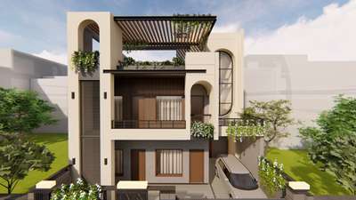 Gr.Noida facade design  #facade #Architect #Architectural&Interior #delhincr #modernarchitect
