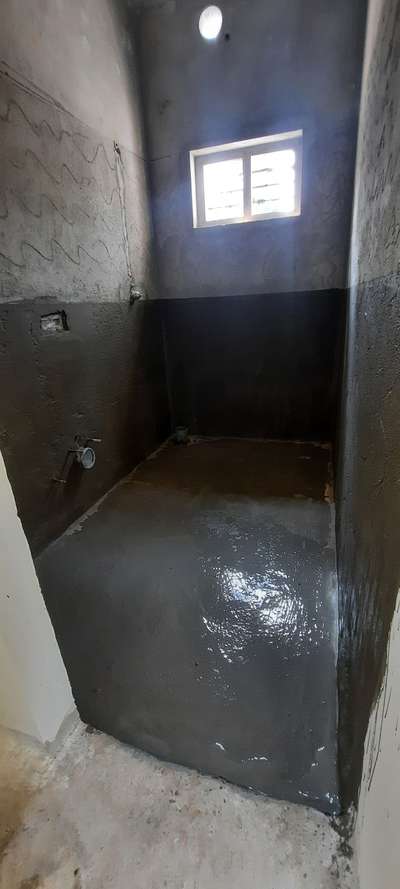Bathroom Waterproofing cemetitious fosroc  #WaterProofings  #KeralaStyleHouse #koloapp #construction  #HomeAutomation  #InteriorDesigner #FlooringExperts