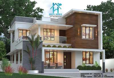 Call +91 96 33 85 31 84 To bring your Imagination to Reality
Designed by: Hazel Homes
Client : Abilash C B Menon
 Location : chalakudy , Thrissur
 #houseplan    #home designing  #interior design # exterior design #landscapping  #Construction