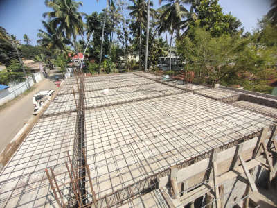 Ready for Slab Concreting of ongoing commercial Project 

Build your dream residential or commercial building with us 
AL Manahal Builders and Developers Neyyattinkara, Tvm 7025569477