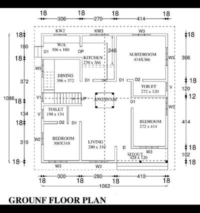 Ground floor plan (Madhyamam)
.
.
.

 #vastu  #vastuexpert  #vastutips  #Vastuforlife  #2DPlans  #3DPlans