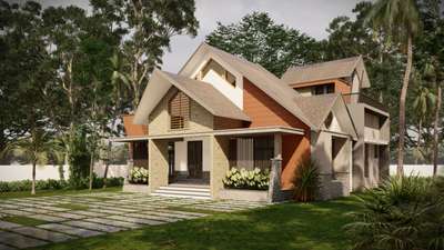 #SemiTraditionalStyle 
 #magno  #modernhome  #exteriordesigns  #ElevationHome  #keralaarchitecturehomes  #