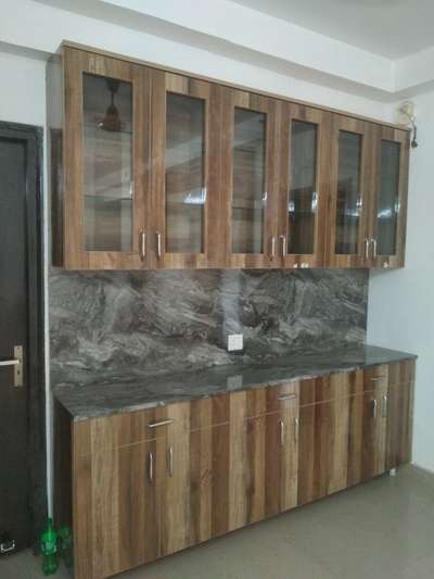 crockery unit by mk wood work and aluminium Noida