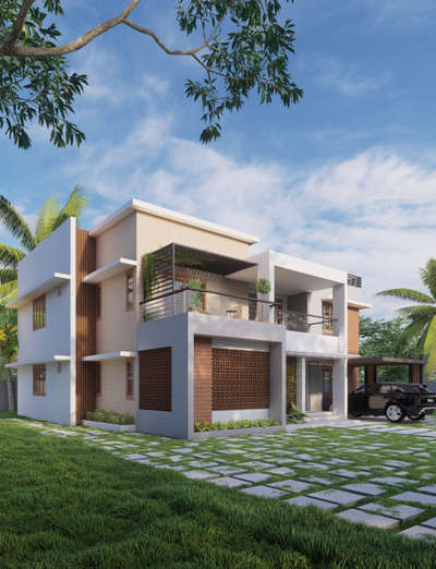 Contemporary Home Exterior
4BHK HOME
#sthaayi_design_lab #architecturedesigns #Architectural&Interior  #3centPlot #3cent #3centplan #3BHK #3BHKHouse #3BHKPlans #yk3bhkrenovation  #HouseConstruction #constructionsite #Architect