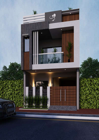 Modern Duplex as per client need ....
Proposed plan of Mr. Ajitesh ji 
Site Location - Indore  #jainconstruction  #modernhousedesigns  #newsite  #exteriorview
