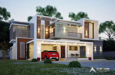 4bhk,  2400 sq ft               #exteriordesigns  #exterior3D #ContemporaryHouse #FlatRoofHouse