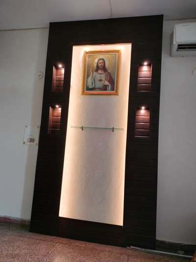 temple cover by wall box cop PVC panel #pvcpanelinstallation  #Pvcpanel