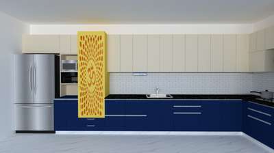 *Modular kitchen*
Modular kitchen in HDHMR Board with company Fitting, company Laminate  
5 years warranty.
