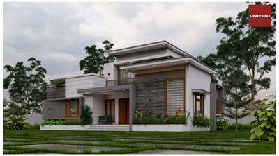Beautiful external 3D design by Team unified Architects