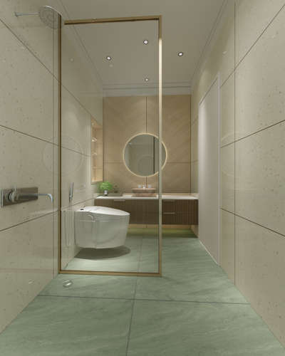 Bathroom Design 
bathroom#modern#3dview#glasspartition#mondhirdesignstudio#jaipur#mumbai