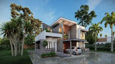 #residence  #ContemporaryDesigns  #architecturedesigns  #ExteriorDesign  #HouseRenovation  #visualization