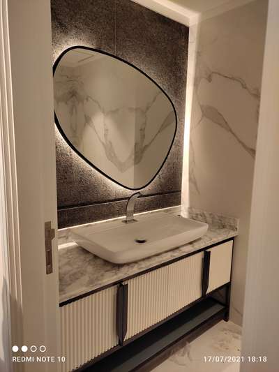 #Ns interior contact all, kids vanity and looking mirror  #washroomdesign
