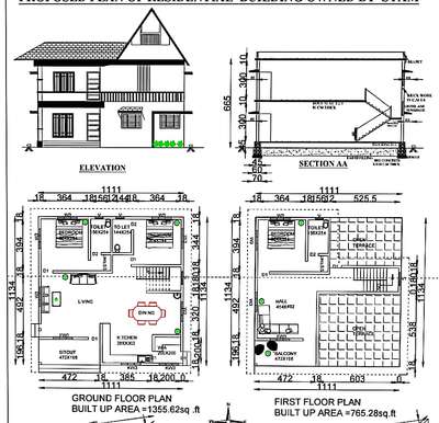 #HouseDesigns #house plans #FloorPlans #2d elevation # budget home elevation # small floor plan