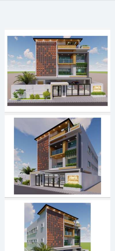 7000 sqft G+3 appartment@kannur chakarakkal  #kerlaarchitecture #Architectural&Interior