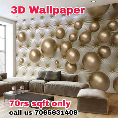 3D Walllpaper just only 70 rs sqft 
 #3DWallPaper  #LivingRoomWallPaper  #customizedwallpaer