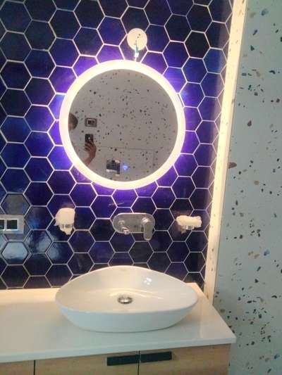 bathroom LED mirror sunlight look