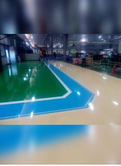 flooring apoxy factory floor