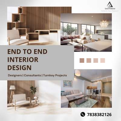 End to End Home Interior Designs Solution - Live D Interior
#HomeInterior #LiveDInterior 

Contact us at: 7838382126
Designers | Consultants | 
      Turnkey Projects

#homedecor #interiordesigner #interiordesign #homeinteriordesign #interiordesignideas #interiorstyling #homeimprovement #newhome #gurugram #interior #officeinterior #luxuryinteriors