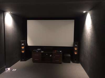 Home theatre acoustic work and installation