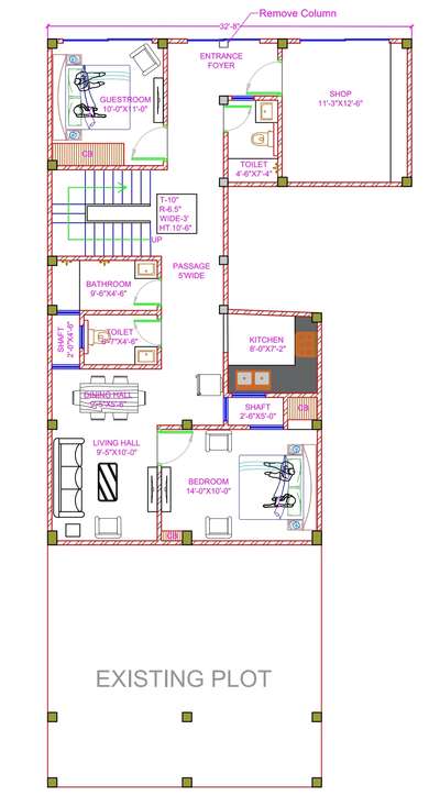 Residence Floor Plan  #HouseDesigns  #houseplan  #ElevationHome  #exterior_Work  #nakshadesign